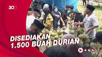 Warga Polewali Mandar Pesta Durian: Makan Sepuasnya Gratis!