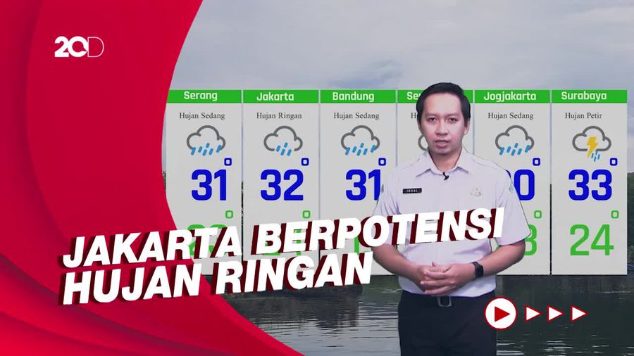 Medan dan Palembang Berpotensi Hujan Lebat, Cek Kota Lainnya di Sini!