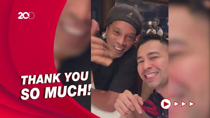 Ronaldinho Main ke Rumahnya, Raffi Ahmad: Amazing!