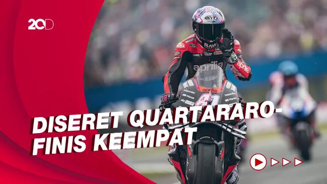 Aksi Keren Aleix Espargaro di MotoGP Belanda