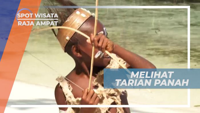 Tarian Panah Meriah Anak-anak Masyarakat Raja AMpat