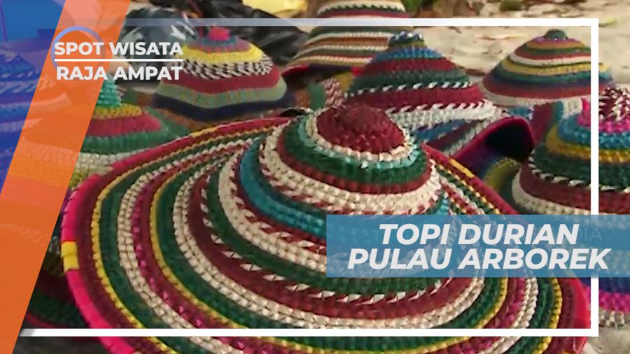 Topi Durian, Souvenir Khas Pulau Arborek, Raja Ampat