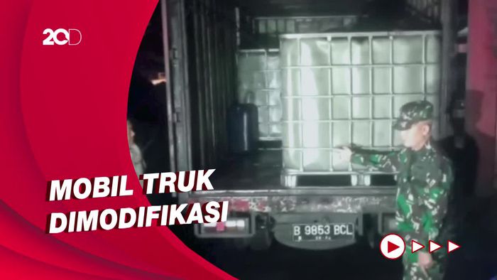 Saat TNI Bongkar Aksi Truk Siluman Sedot BBM Subsidi di Sukabumi