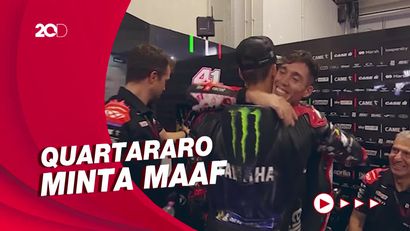 Saat Quartararo Datangi Pit Espargaro Usai Insiden Tabrakan di Assen