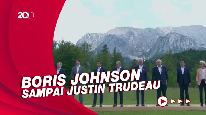 Momen Pemimpin G7 Olok-olok Putin Telanjang Dada Naik Kuda
