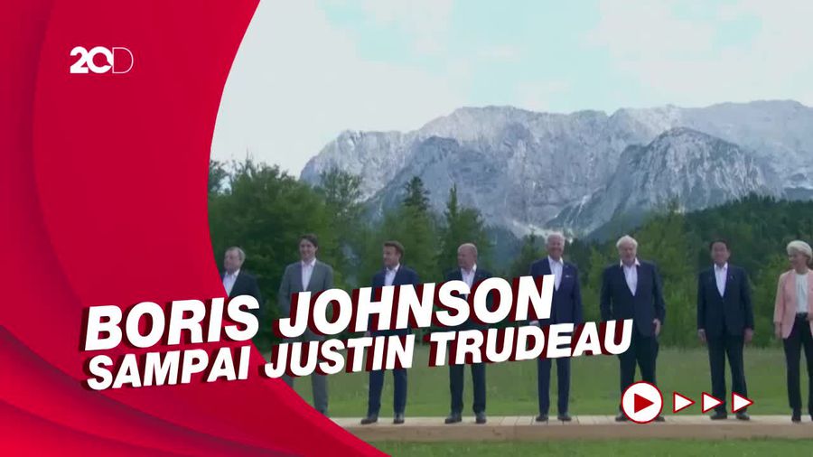Momen Pemimpin G7 Olok-olok Putin Telanjang Dada Naik Kuda