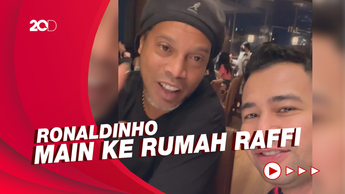 Lihat Lagi Momen Keakraban Raffi Ahmad dan Ronaldinho