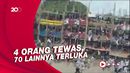 Detik-detik Mencekam Tribun Arena Adu Banteng di Kolombia Ambruk
