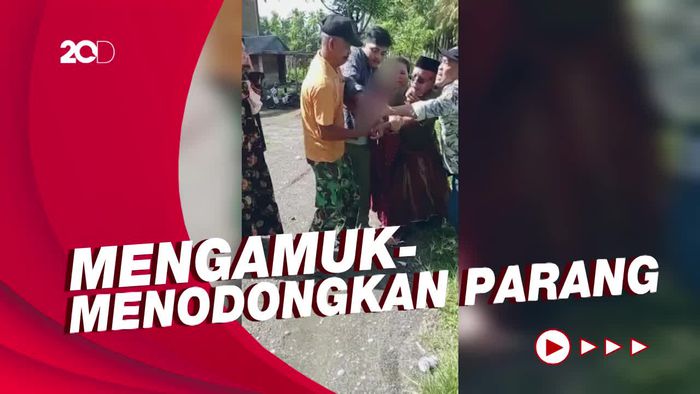 Heboh Pria Paruh Baya Bawa Parang Mengamuk ke Wisatawan di Pinrang