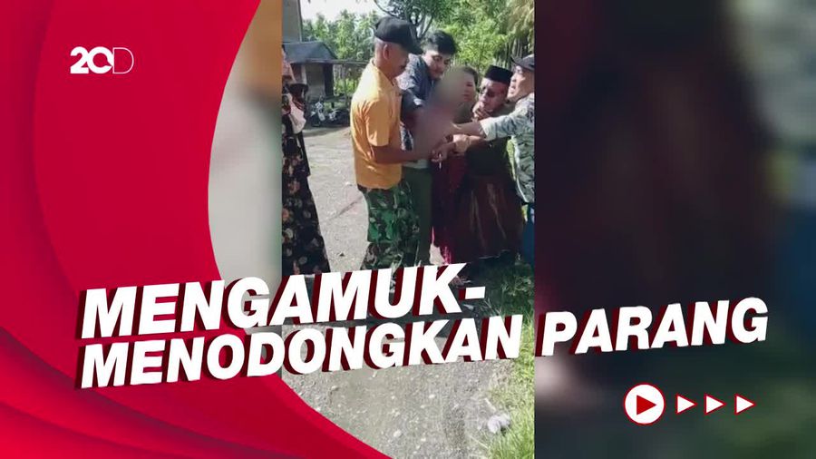 Heboh Pria Paruh Baya Bawa Parang Mengamuk ke Wisatawan di Pinrang
