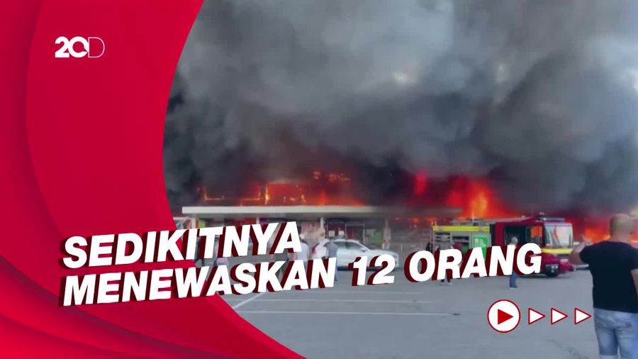 Rudal Rusia Hantam Mal, Zelensky: Aksi Teroris Paling Berani