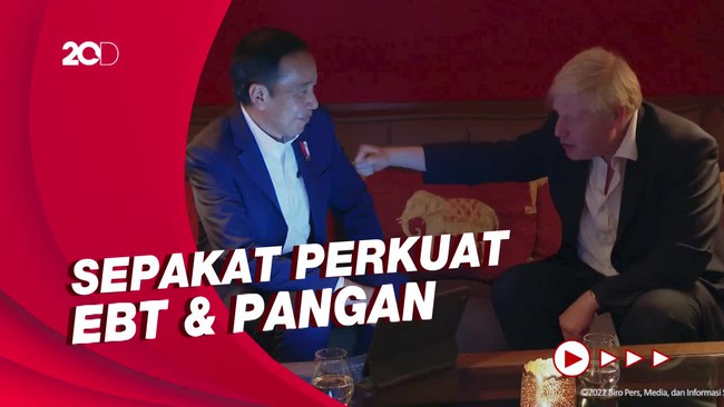 Pukulan Hangat PM Inggris ke Jokowi di Sela-sela KTT G7