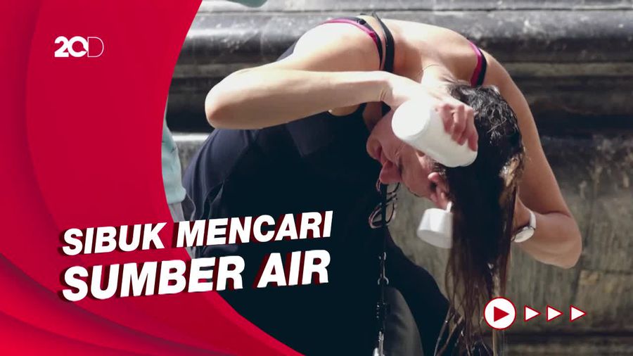 Suhu di Italia Sampai 40 Derajat Celsius, Warga Kelabakan