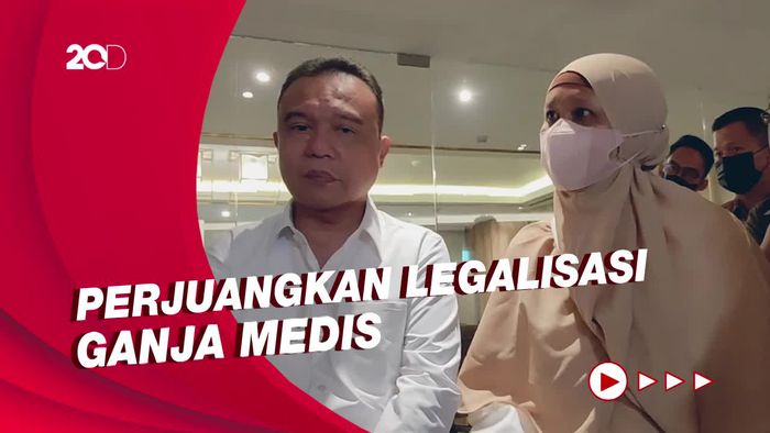 Bu Santi Pejuang Ganja Medis Temui Pimpinan DPR RI