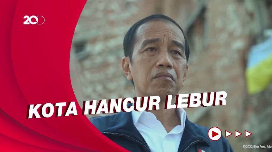 Jokowi Kunjungi Kota Irpin Ukraina: Sangat menyedihkan Sekali!