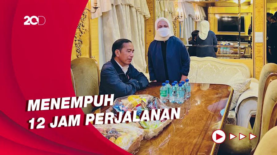 Jokowi Naik Kereta ke Ukraina Ditemani Camilan hingga Buah-buahan