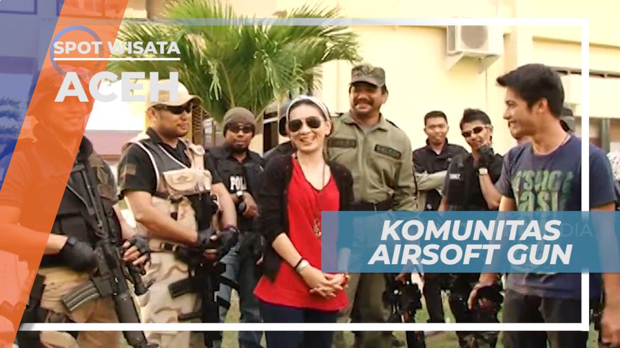 Latihan Berperang dengan Airsoft Gun, Aceh