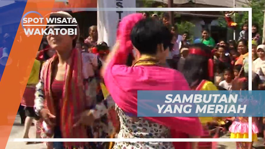 Pulau Kapota, Alunan Musik dan Gerakan Tari Tradisonal Penyambutan Tamu, Wakatobi
