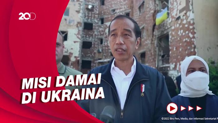 Melihat Kehancuran Akibat Perang Rusia-Ukraina, Presiden Jokowi: Sangat Menyedihkan!