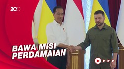 Momen Pertemuan Jokowi dan Zelensky di Istana Mariyinsky Kyiv