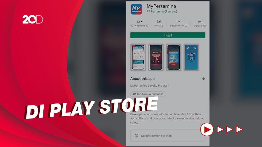 Aplikasi MyPertamina Banjir Review Bintang 1
