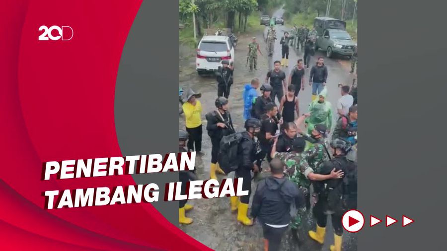 Polisi dan TNI Bersenjata Terlibat Cekcok di Tambang Emas Aceh