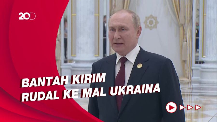 Bantahan Putin Serang Mal Ukraina: Tentara Rusia Tak Targetkan Sipil