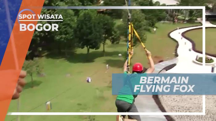 Meluncur dari Ketinggian, Asiknya Bermain Flying Fox di Bogor Jawa Barat