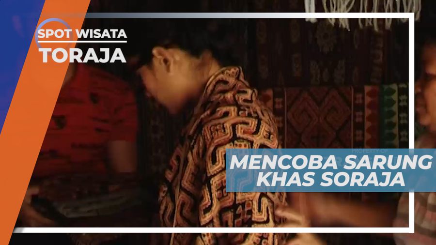Motif Indah Sarung Khas Tana Toraja Sulawesi Selatan