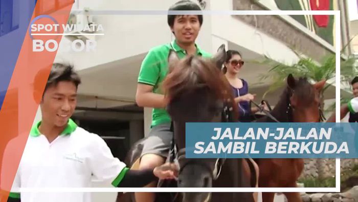 Berkuda Menyusuri Kawasan Wisata Kota Bogor Jawa Barat