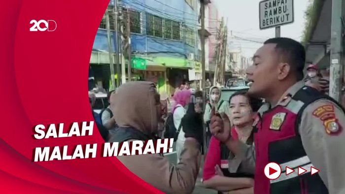 Mahasiswi Tampar hingga Gigit Polisi Gegara Ditegur Lawan Arah
