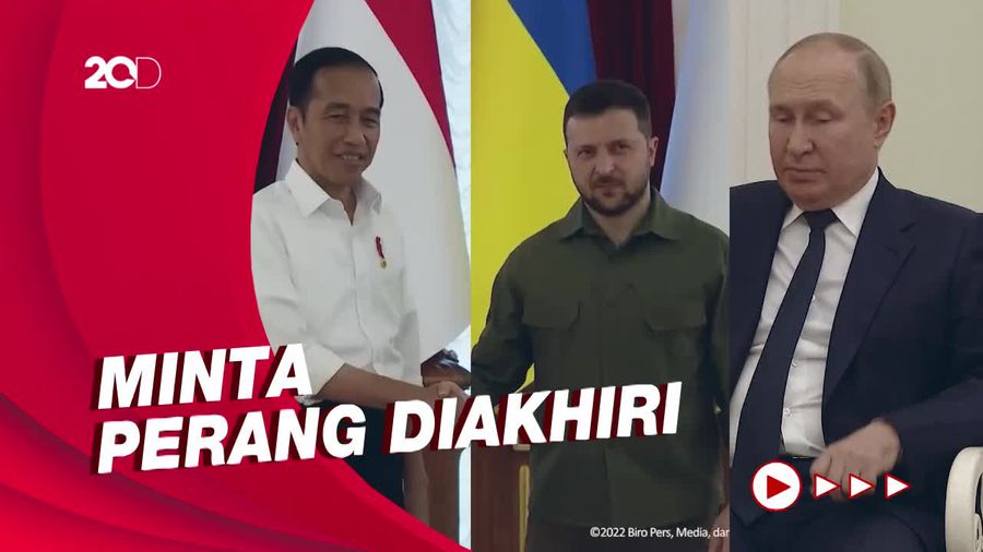 Saat Jokowi Jembatani Komunikasi Zelensky-Putin
