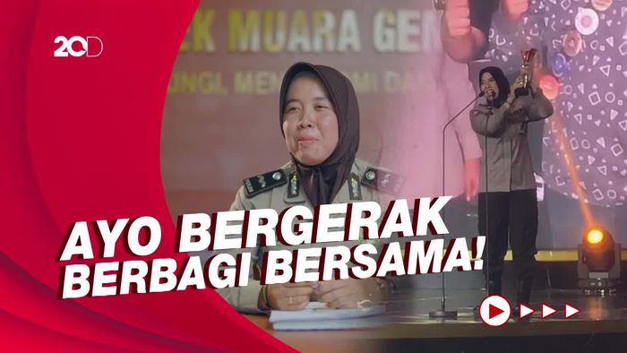 Gemetar Aipda Rohimah Terima Penghargaan Polisi Berdedikasi Hoegeng Awards