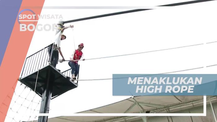 High Rope, Permainan Outbound yang Menantang, Bogor Jawa Barat