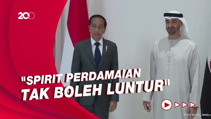 Bertukar Pikiran Antara Jokowi-MBZ soal Situasi di Ukraina