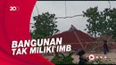 Penampakan Robohnya Gedung Sekolah di Palembang