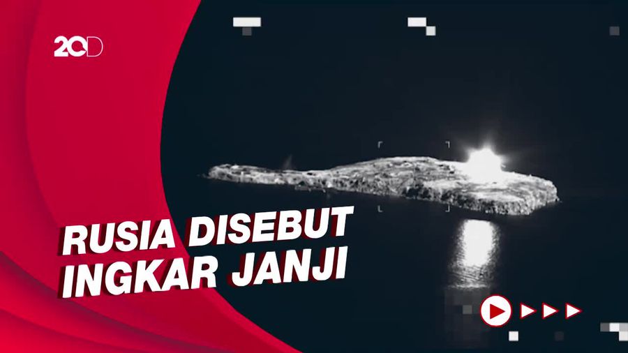 Ukraina Rilis Video Diduga 2 Pesawat Rusia Kirim Bom ke Pulau Ular 