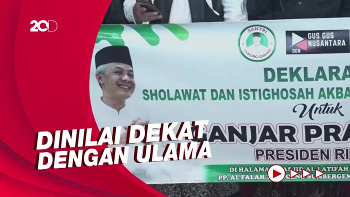 Ribuan Ulama Jatim Selawatkan Ganjar Jadi Presiden 2024