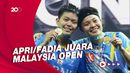 Jatuh Bangun Apri/Fadia di Final Malaysia Open 2022