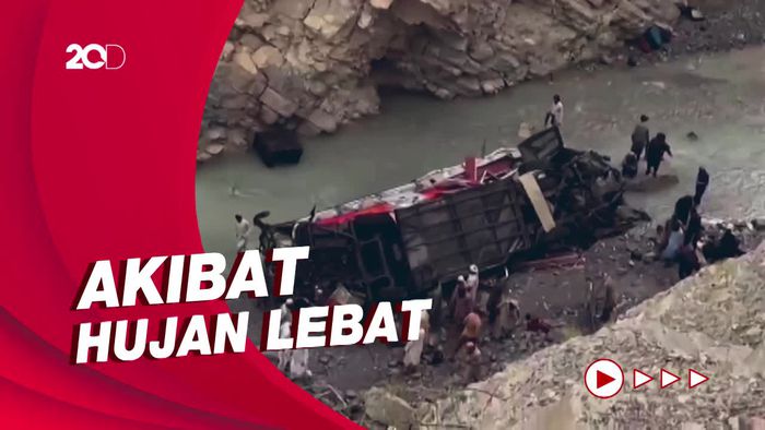 Bus Masuk Jurang di Pakistan, 19 Orang Tewas