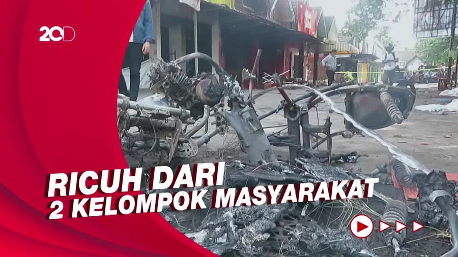 Saksi Bisu Kericuhan di Babarsari Sleman: 6 Motor Dibakar, 7 Ruko Rusak