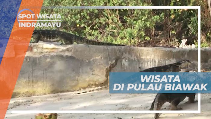 Dermaga Indah di Pulau Biawak, Indramayu