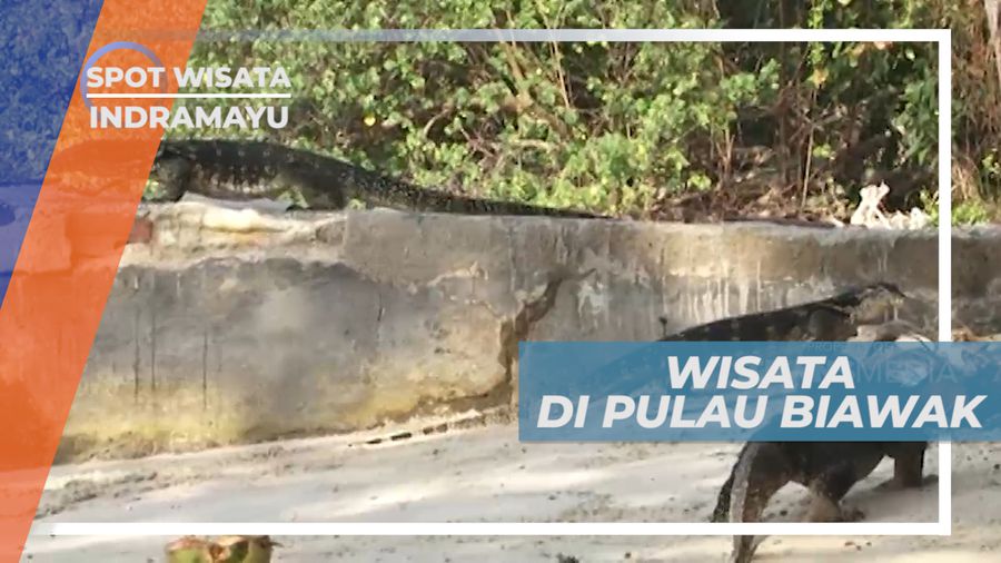 Dermaga Indah di Pulau Biawak, Indramayu