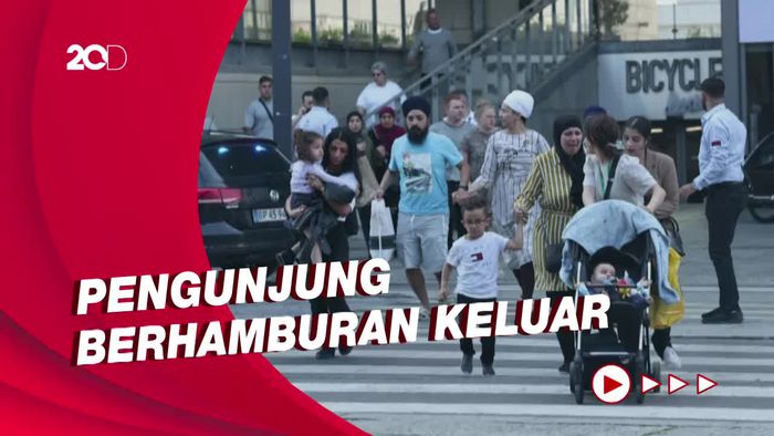 Kepanikan Pengunjung Mal di Kopenhagen Usai 3 Orang Tewas Ditembak