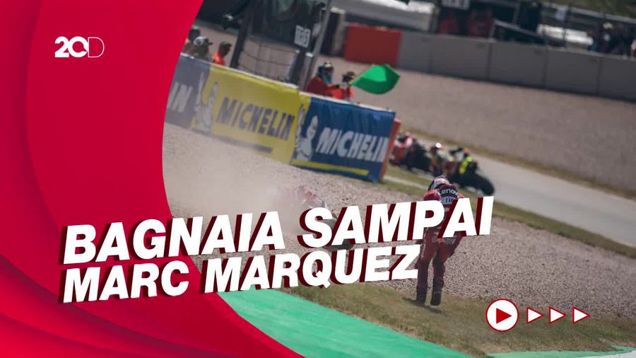 Crash-crash Horor di Paruh Pertama MotoGP 2022