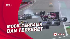 Kecelakaan Horor di F1 GP Inggris, Pembalap China Terseret Jauh