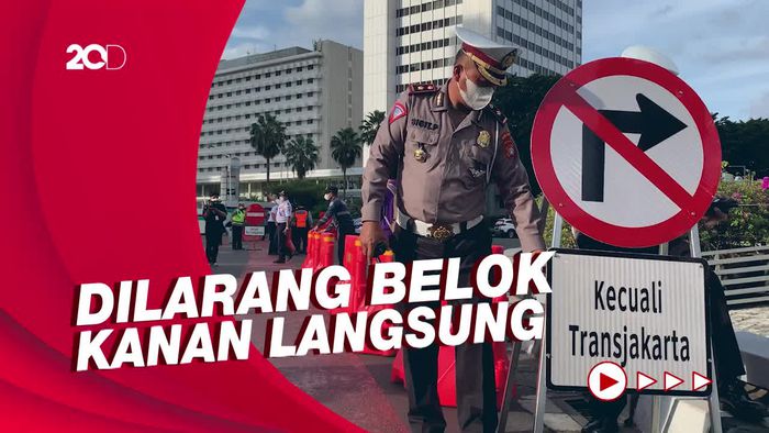 Simak Rute Rekayasa Lalu Lintas di Kawasan Bundaran HI