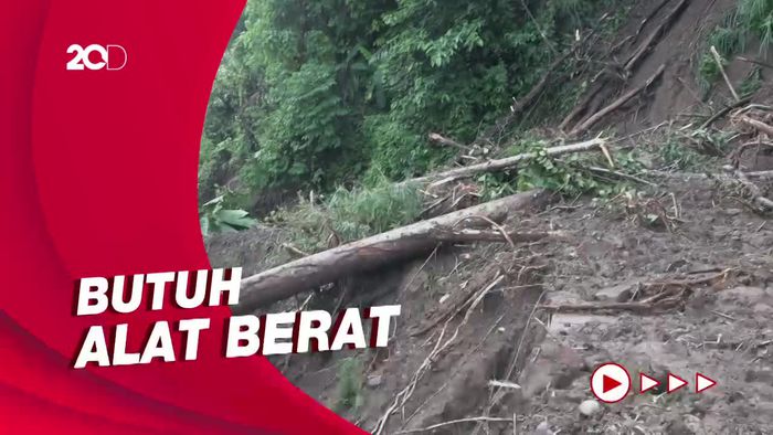 Longsor Putus Akses Jalan Desa dan Kelurahan di Pedalaman Polman