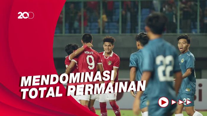 Momen Timnas Indonesia Gilas Brunei 7 Gol Tanpa Balas
