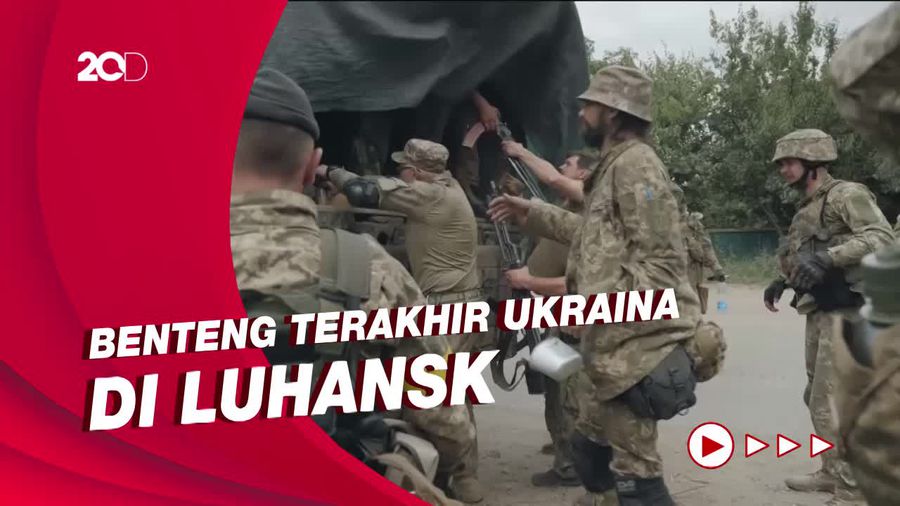 Melihat Lagi Detik-detik Pertempuran Hebat di Kota Lysychansk